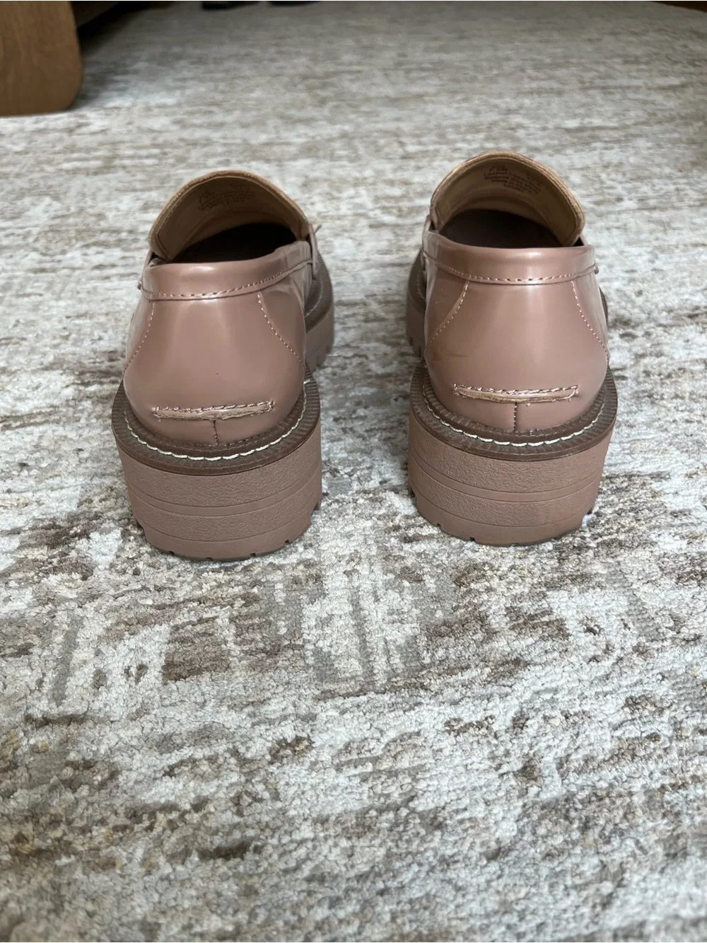 Leather Bit Loafers in Taupe - Gold Hardware